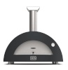 Alfa Forni pitsaahi Moderno 3 Pizza Wood Oven Ardesia, must/hall