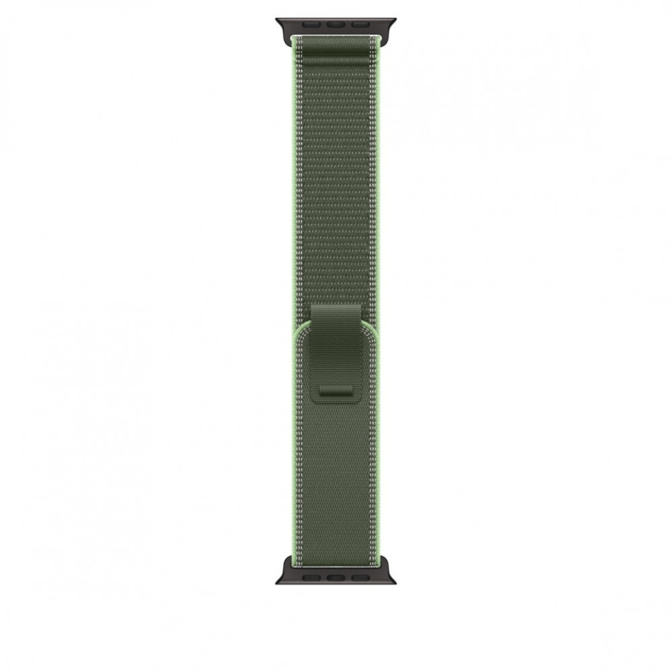 Apple 49mm roheline/Neon Trail Loop - M/L - must Titanium Finish