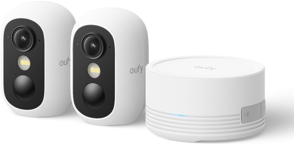 Anker turvakaamera eufyCam C35 Two-Camera Security Package, valge