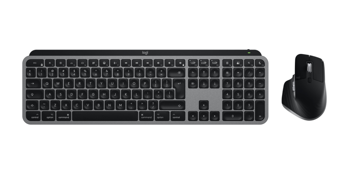 Logitech klaviatuur + hiir Combo Mxkeys S grey 920-012845