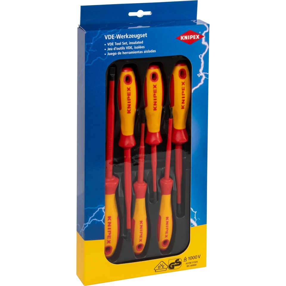 Knipex kruvikeeraja VDE Schraubendreher-Paket