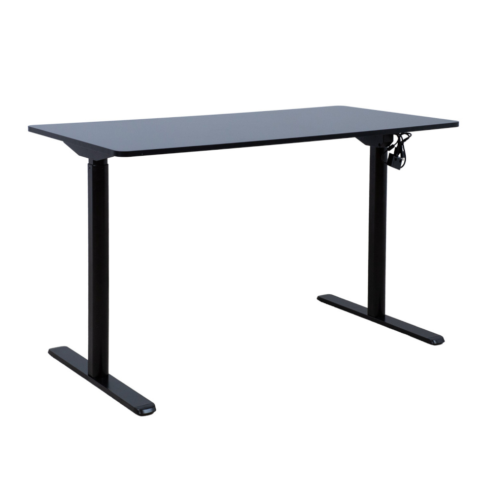 H4Y töölaud ERGO LIGHT 1-mootoriga 120x60xH72,5-117,5cm, must