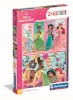 CLEMENTONI LASTELE pusle Disney Princess 2025, 2x60 tk,, 24824