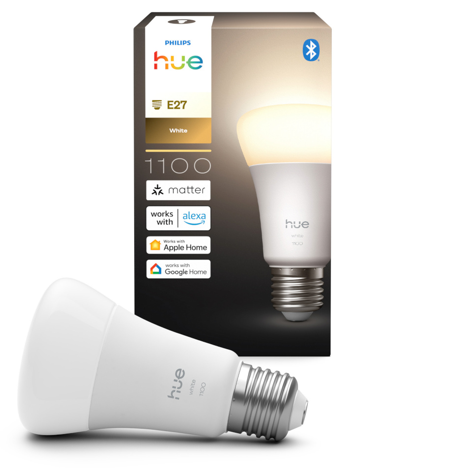Philips nutipirn Hue LED Smart Bulb, White, E27, 1100 lm, 1tk