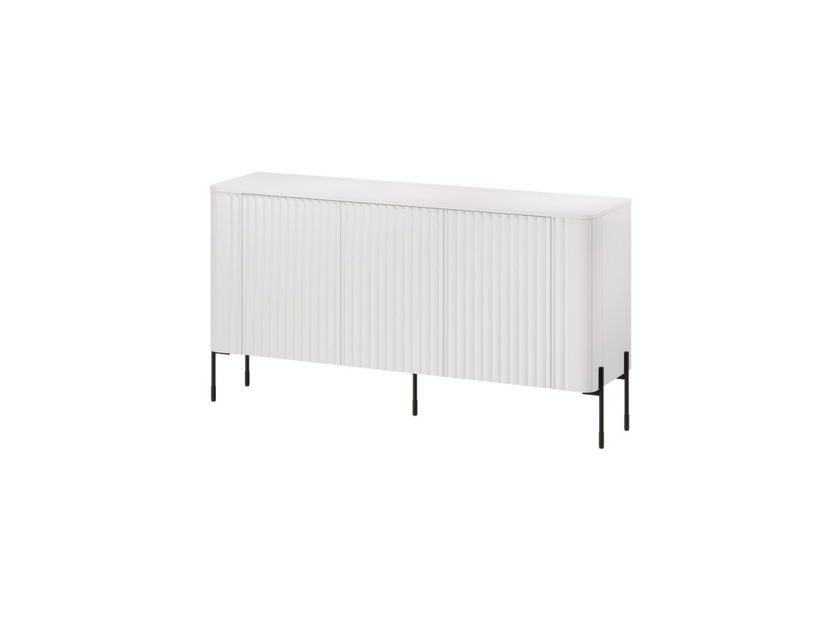 Cama Meble puhvetkapp VERA chest of drawers 150x40x80 matt valge