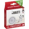 Bialetti Ricambi 3 Ersatz- dichtungen +1 Filter 1 Tasse