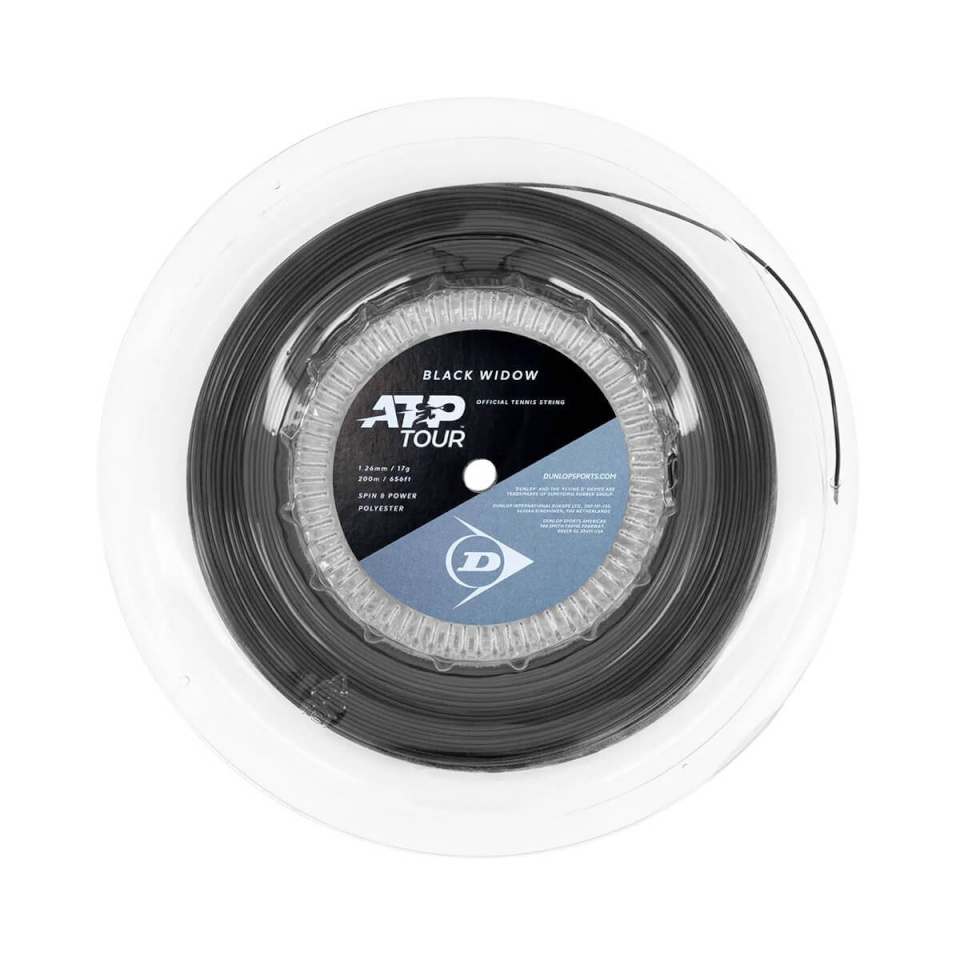 Dunlop Strings for tennis racket Black Widow ATP 17g/1,26mm 200m