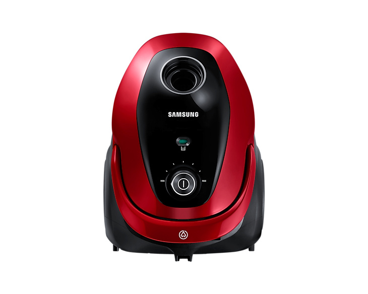 Samsung tolmuimeja hoover VC07M25E0WR/SB (750W+ punane)