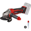 Einhell nurklihvija 4431166 Power X-Change Cordless Angle Grinder TE-AG 18/115-2 Li - Solo, 18V, punane/must