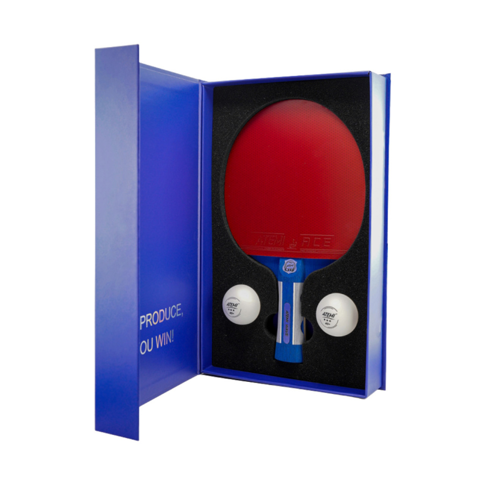 Atemi komplekt Ping Ponga Wave 1 rakietka,2 Piłeczki***