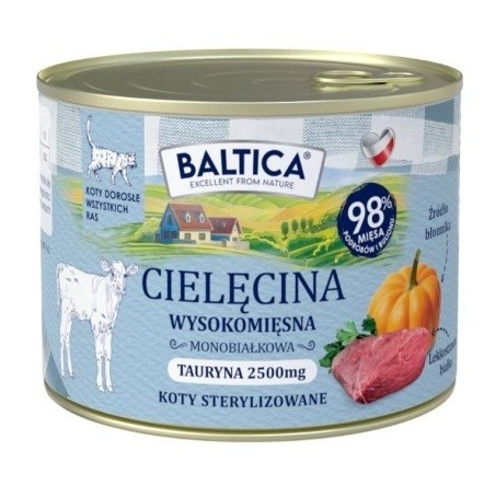 Baltica kassitoit Smaki Regionów Veal, 185g