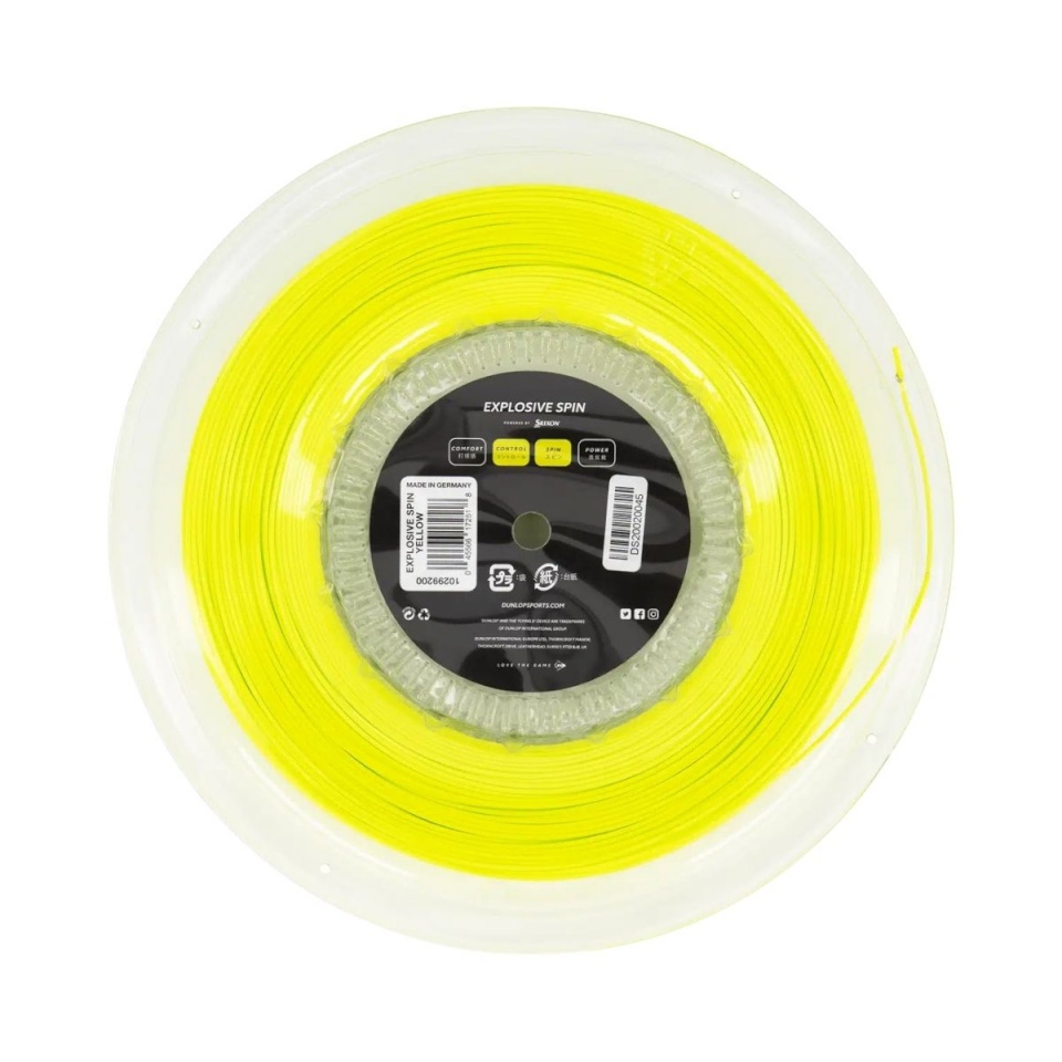 Dunlop Strings for tennis racket EXPLOSIVE SPIN 17g/1,25mm 200m
