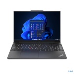 Lenovo sülearvuti Laptop ThinkPad E16 G1 21JT000BPB W11Pro 7530U, 16GB, 512GB SSD, Radeon, 16.0 WUXGA, Graphite must, 1YR Premier Support + 3YRS OS