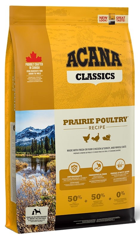 Acana kuivtoit koerale Classics Prairie Poultry, 14,5kg