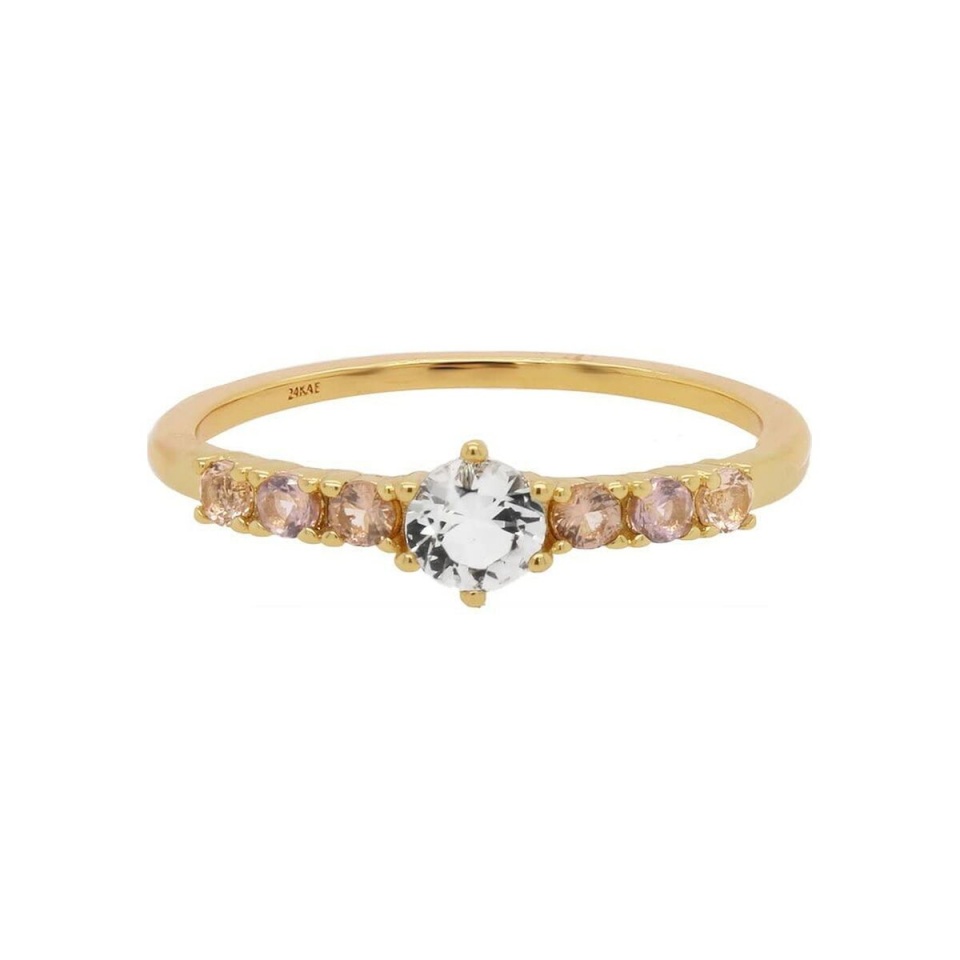 24KAE naiste sõrmus 12401Y/56 16 kuldne