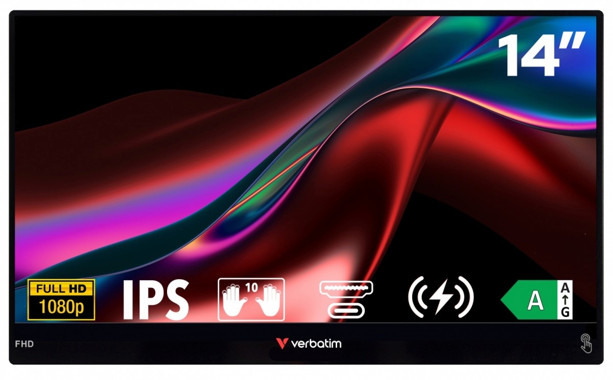 Verbatim monitor Portable Touchscreen Light Full HD