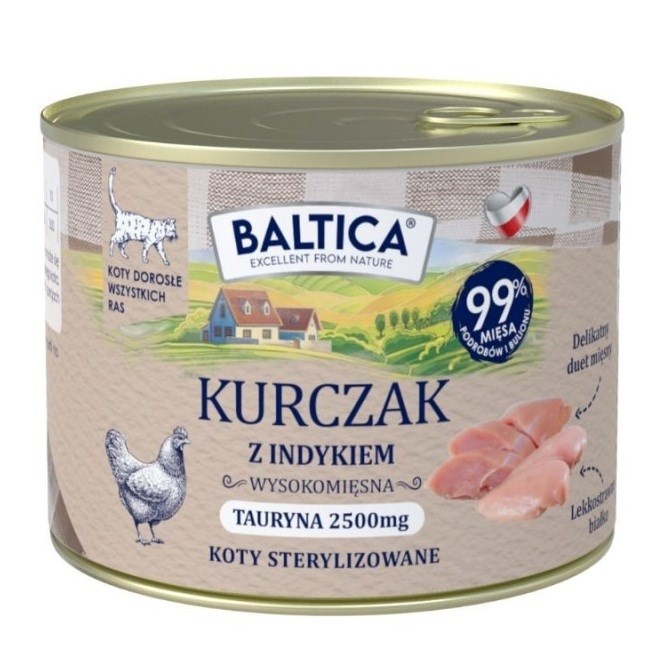 Baltica kassitoit Smaki Regionów Chicken with Turkey, 185g