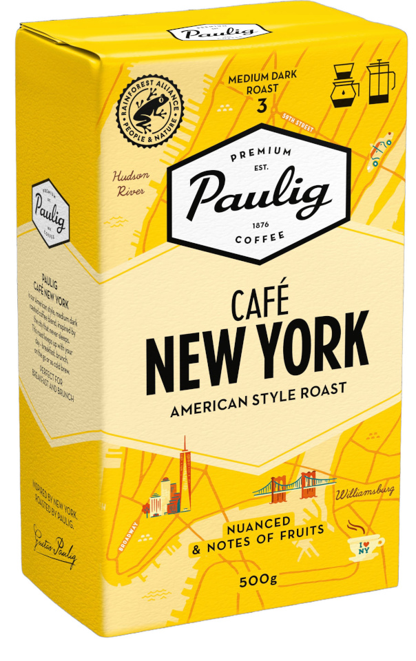 Paulig jahvatatud kohv Café New York, 500g