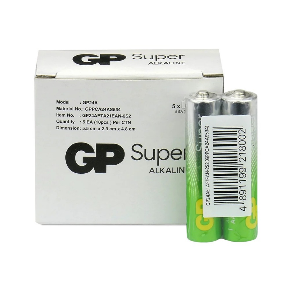 GP Battery patarei Alkaline LR03 /AAA GP SUPER 10tk.