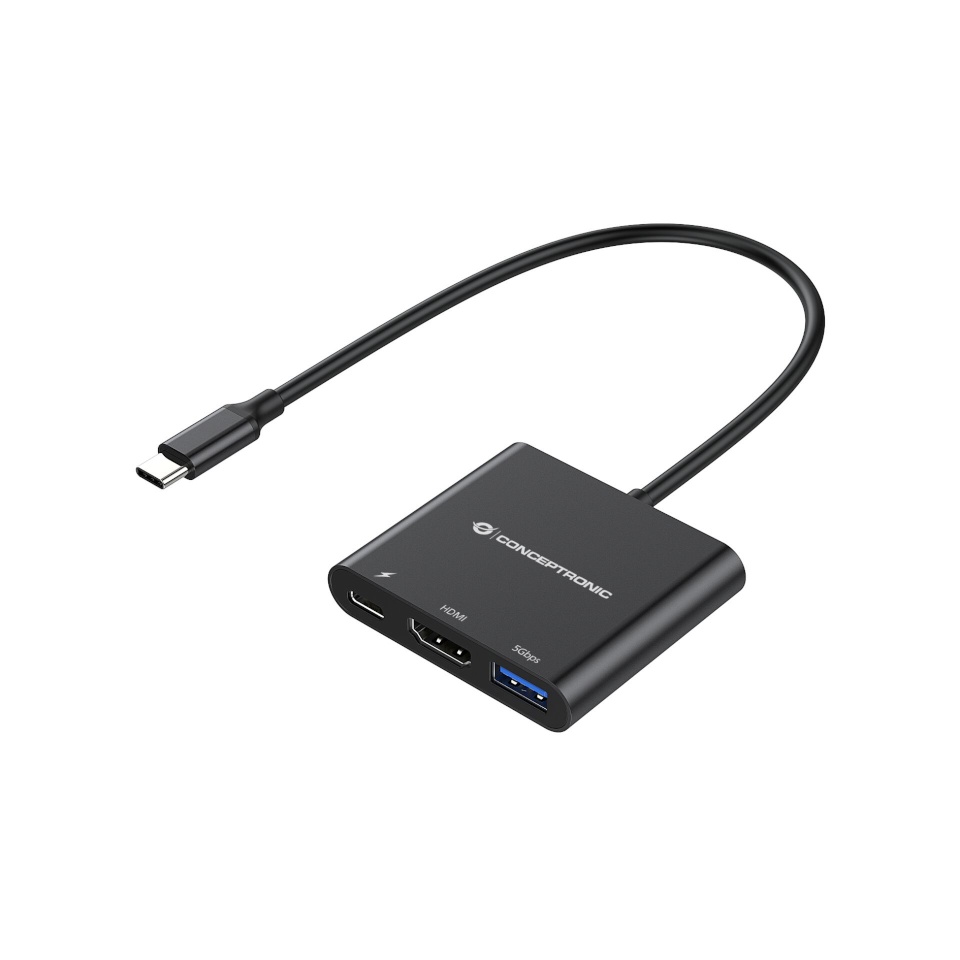 Conceptronic DONN01B 3-in-1 USB 3.2 Docking