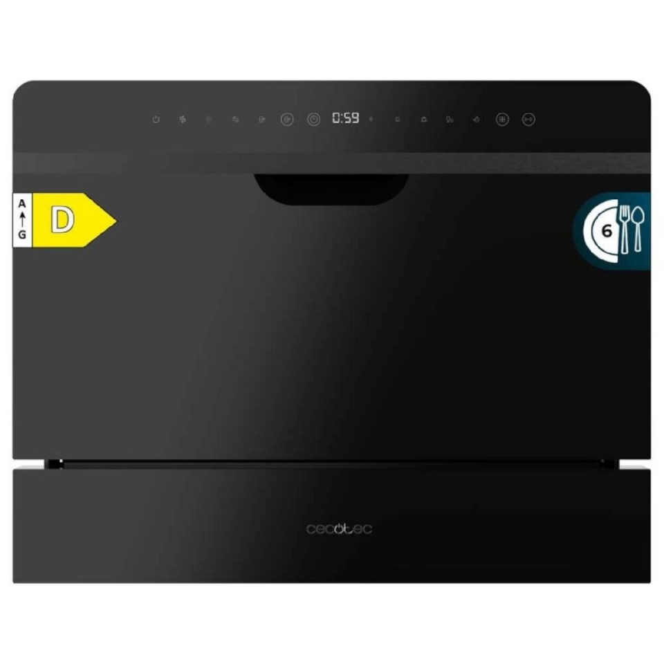 Cecotec Poolitav nõudepesumasin 6 teenust Bolero Aguazero 2500 S-BI, 5 programmi, 48 dB