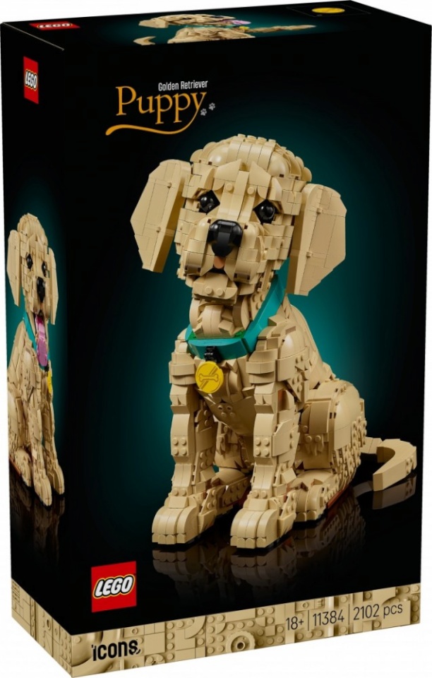 Lego klotsid Bricks Icons 11384 Golden Retriever Puppy