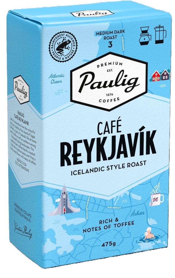 Paulig jahvatatud kohv Café Reykjavik, 475g
