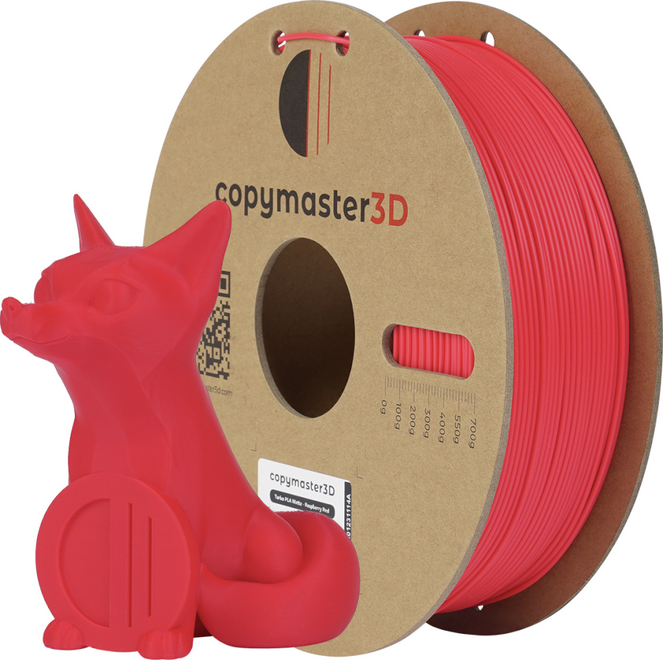 Copymaster3D Turbo PLA Matte 3D printeri filament, 1,75 mm, mattpunane