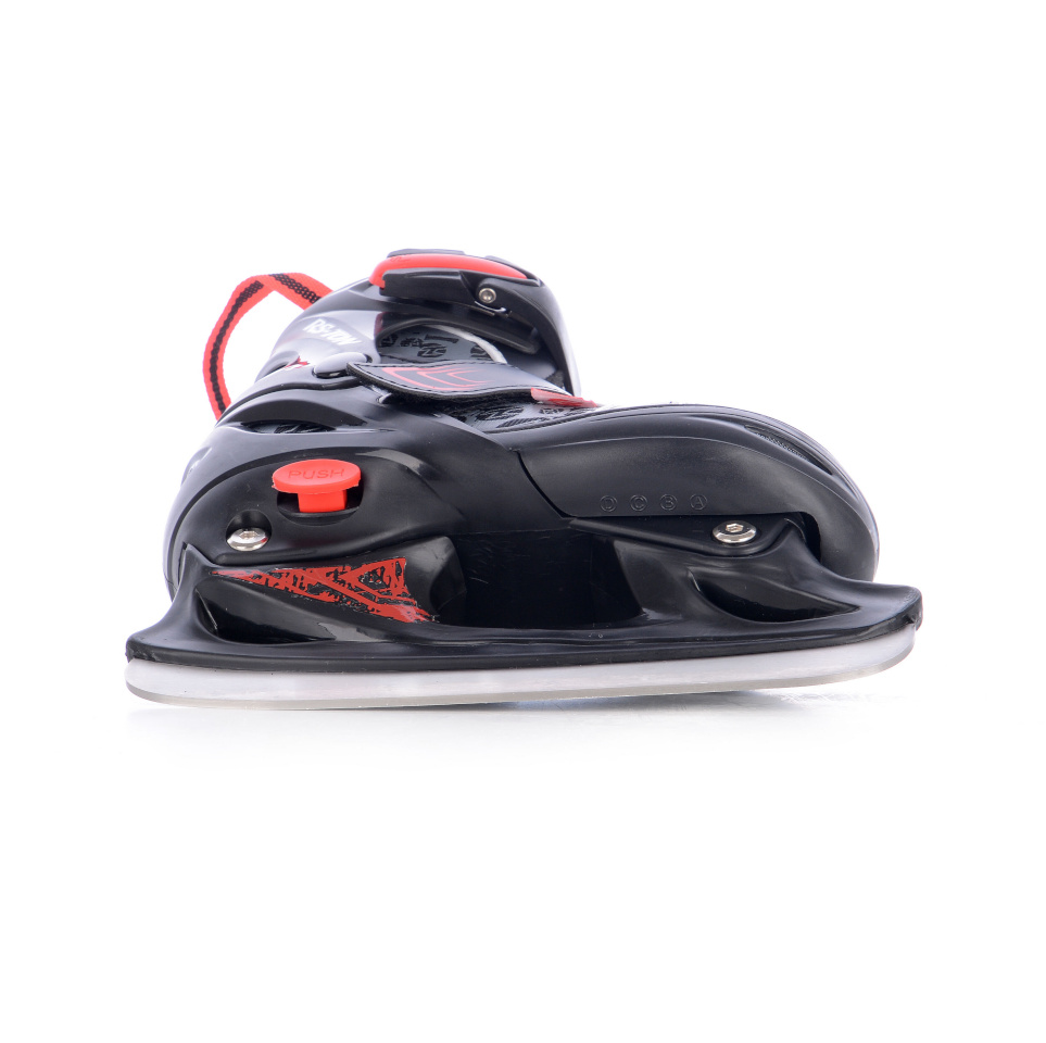 Tempish uisud RS TON ICE must/punane - suurus 30/33