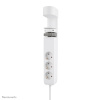 Neomounts pikendusjuhe STE 3er Tischsteckdose Klemme 1xUSB-A 2xUSB-C valge
