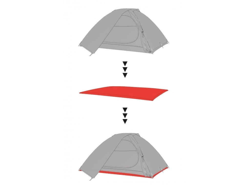 Hannah õuepõrandakate 2 kaitsekangast, 155 x 225 cm, hall