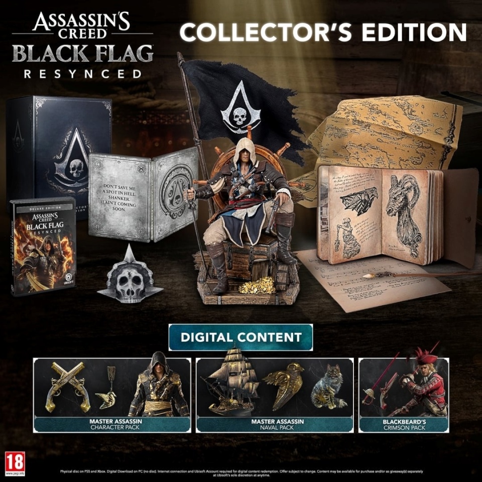 Ubisofti mäng Assassin's Creed Black Flag Resynced - Collector's Edition (PS5)