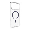 Puro Lite Mag Case Compatible with MagSafe for iPhone 17 Pro Max - Transparent with Blue Ring sinine / iPhone 17 Pro Max