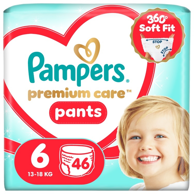 Pampers püksmähkmed Premium Care Pants, suurus 6, 46 tk