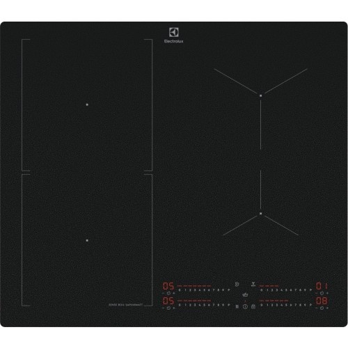 Electrolux pliidiplaat EIS62453IZ 4 x Induktsioon, 60cm, Hob2Hood, matt must, lõigatud servad