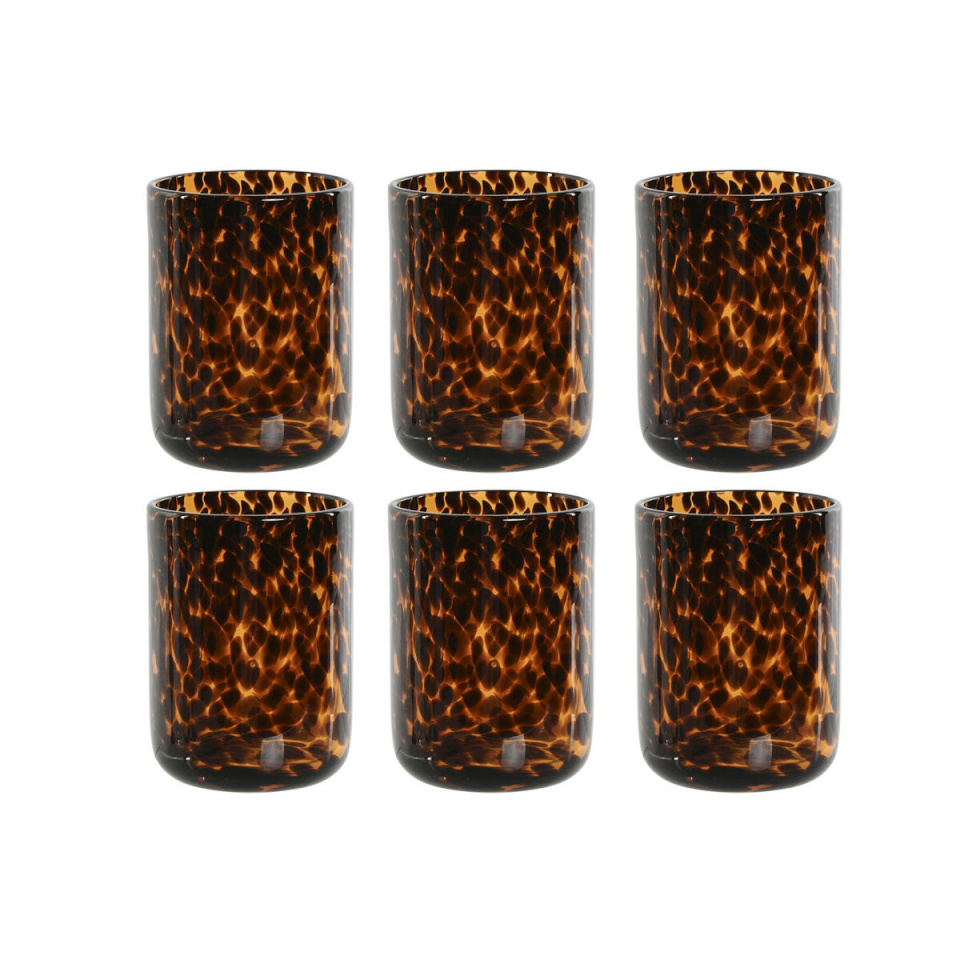 Home ESPRIT klaaside komplekt Kristall Vintage 320ml (6tk)