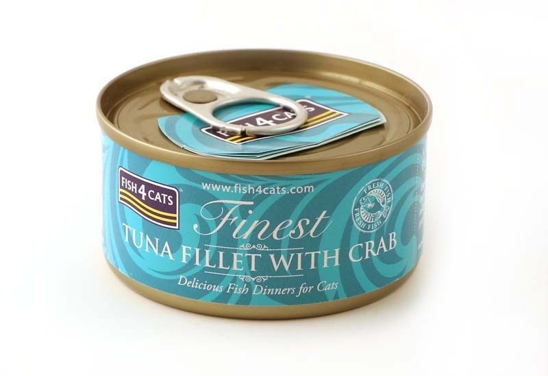 Fish4cats kassitoit Tuna Fillet with Crab, 70g