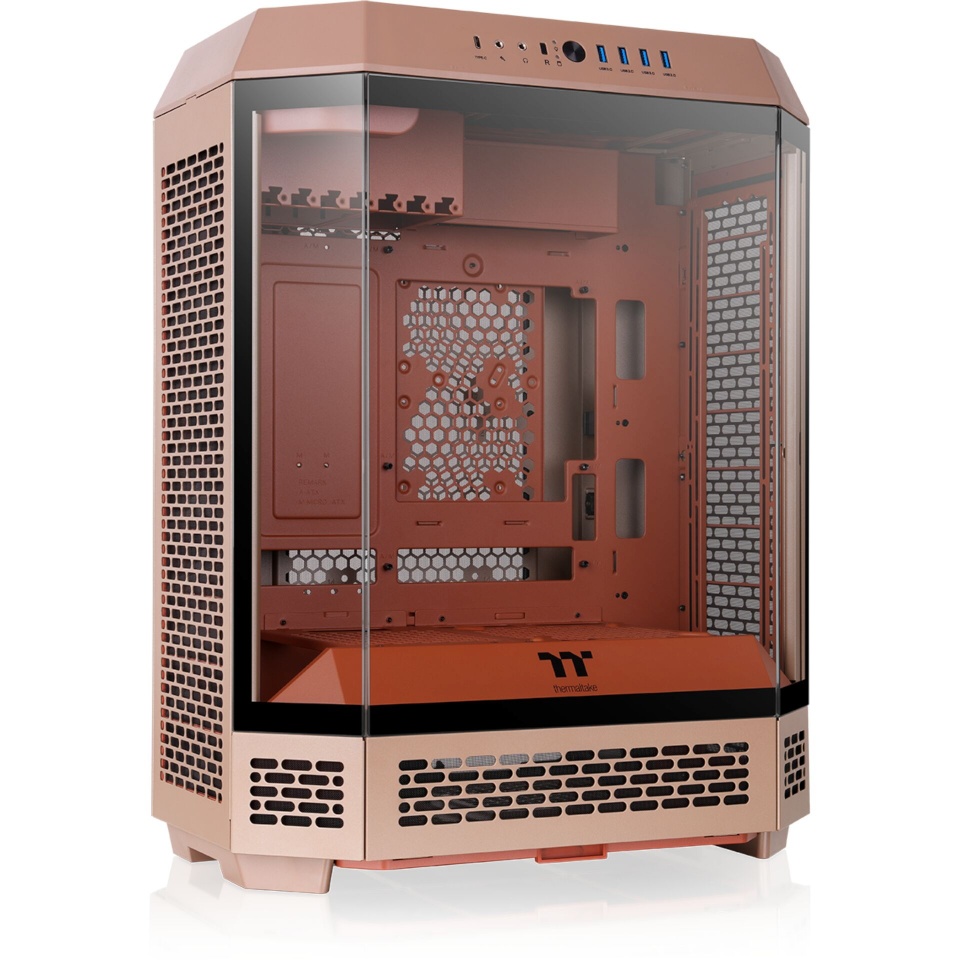 Thermaltake korpus The Tower 600 (Brown, Tempered Glass x 3)