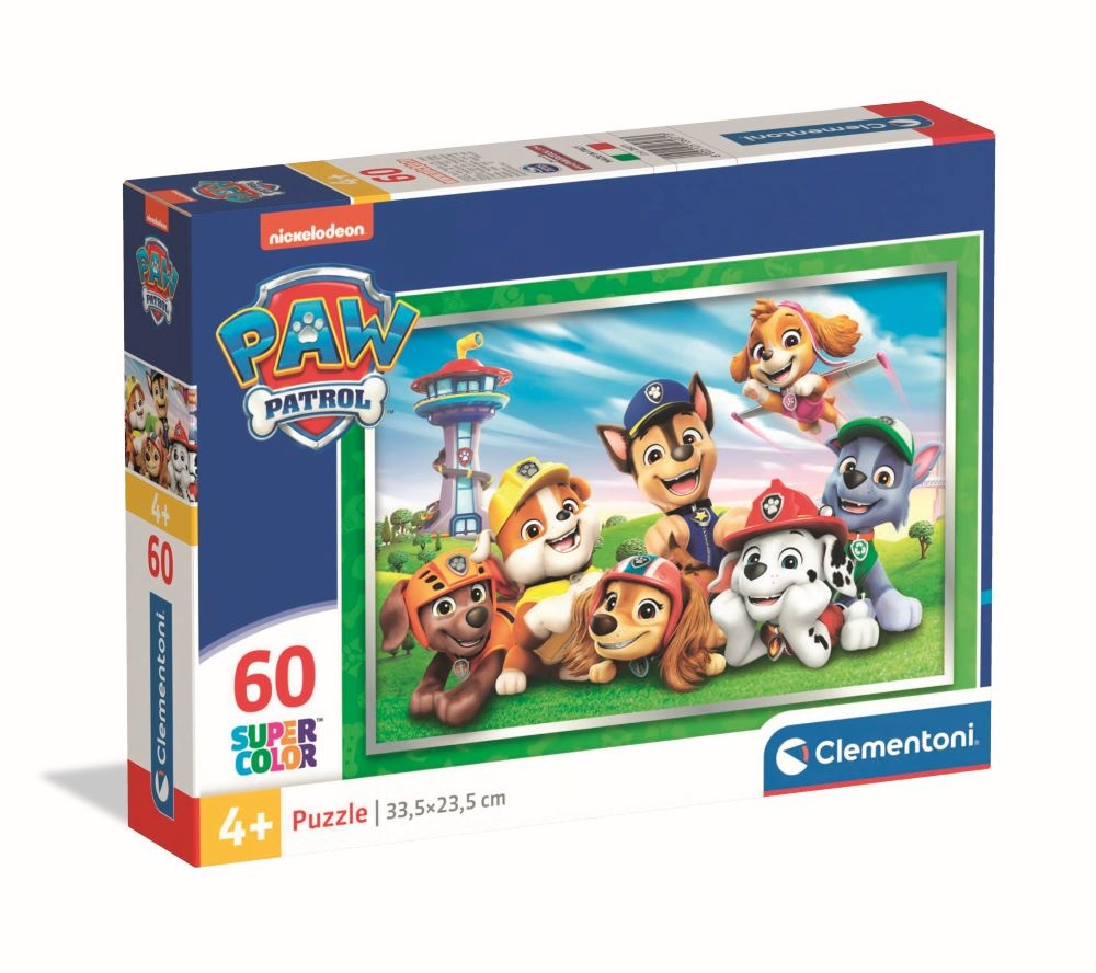 CLEMENTONI LASTELE pusle Paw Patrol, 60 tk,, 26071