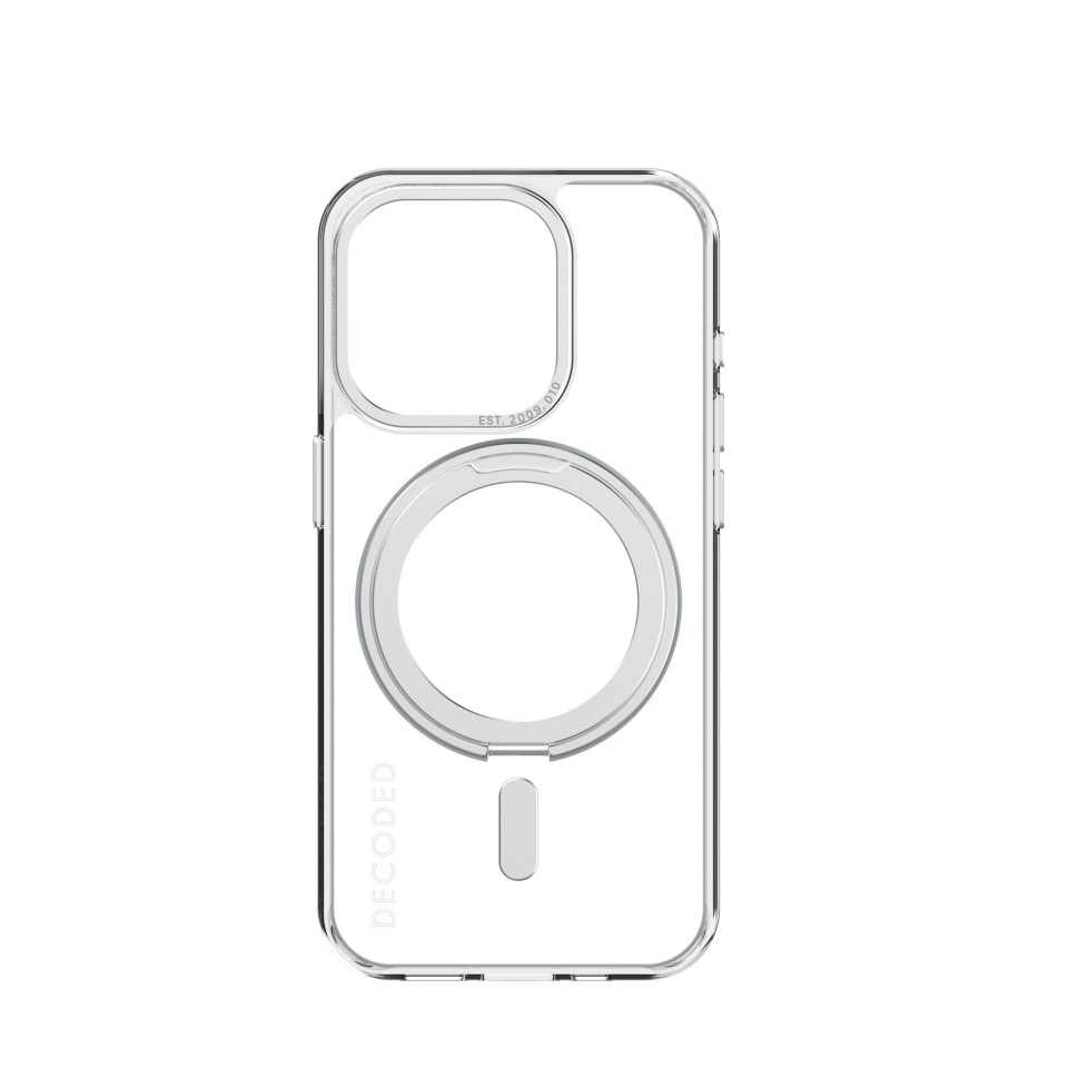 Decoded kaitsekest Recycled Plastic Loop Stand BackCover iP15 Pro Trans.