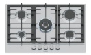 Bosch integreeritav pliidiplaat PCQ7A5I90 Serie 6 Gas Hob, 75cm, hõbedane