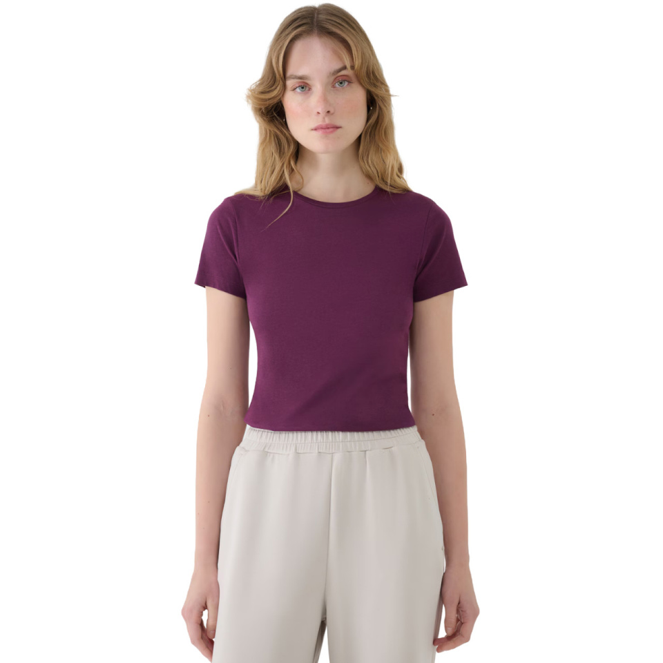 4F T-särk naistele F1995 tume Fiolet 4FWSS25TTSHF1995 50S suurus L