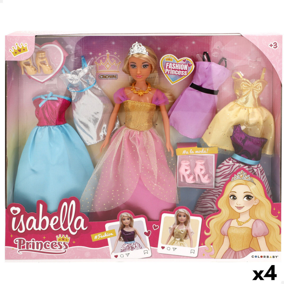 Colorbaby nukk Isabella 7x30x4cm 4 Ühikut