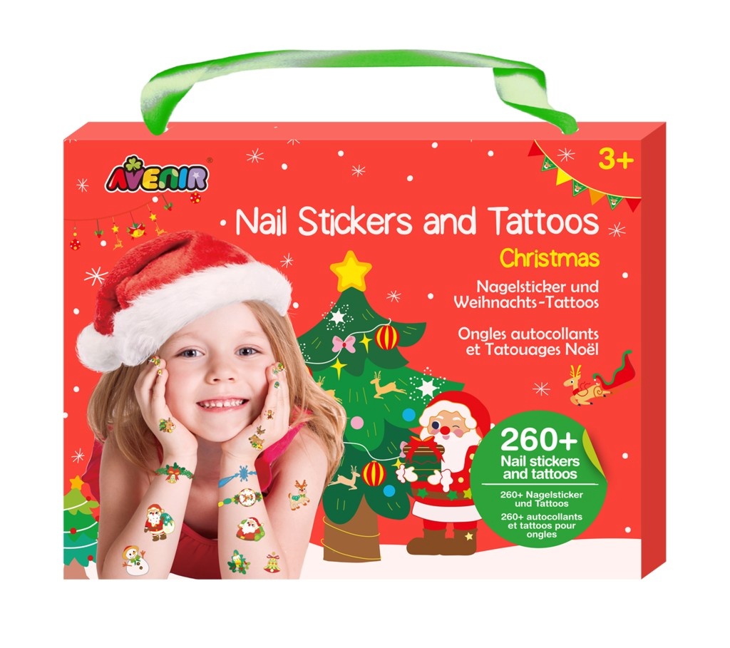 MG DYSTRYBUCJA Nail stickers and tattoos - Christmas