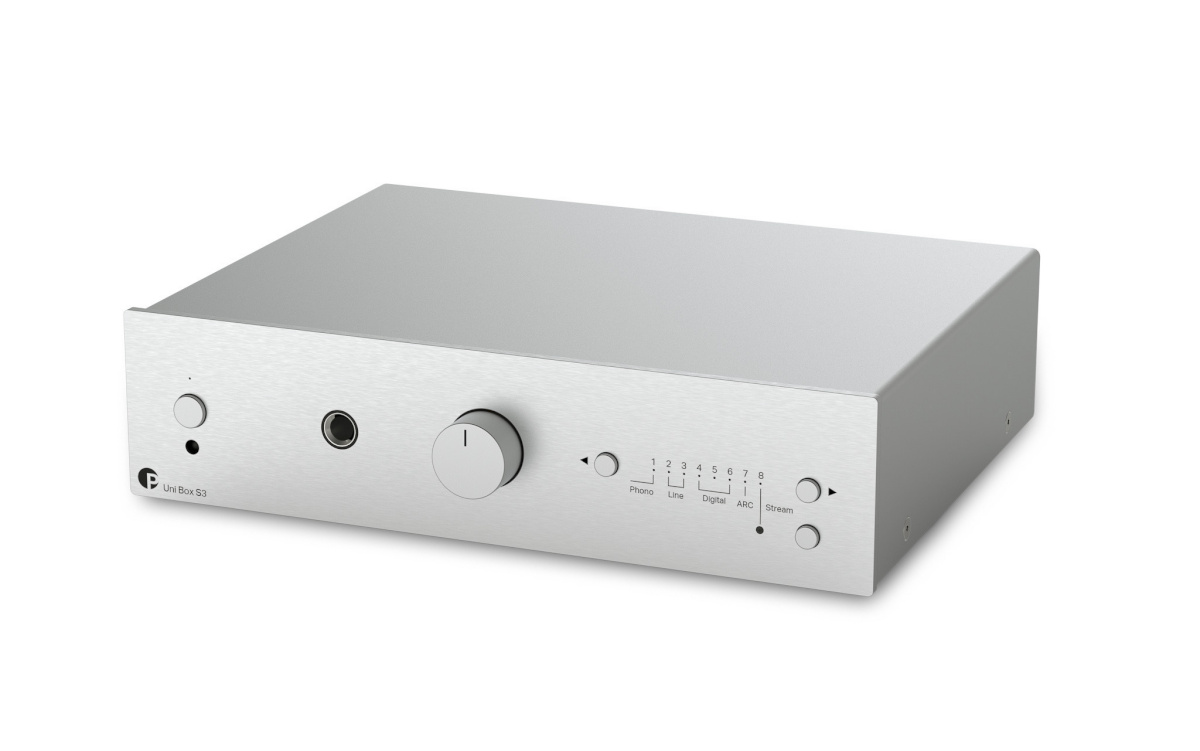 Pro-Ject Uni Box S3 võrguvõimendi, hõbedane
