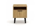 Top E Shop öökapp SCANDI 1S SLIM OAK ARTISAN Bedside Table