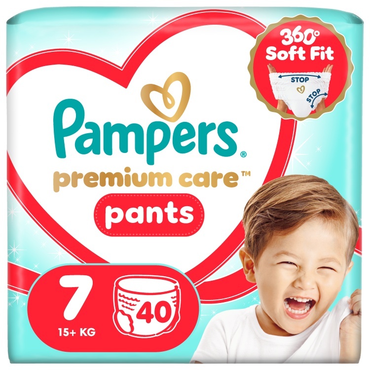 Pampers püksmähkmed Premium Care Pants, suurus 7, 40 tk