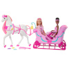 Barbie Pähklipureja hobune ja kelk, mängukomplekt