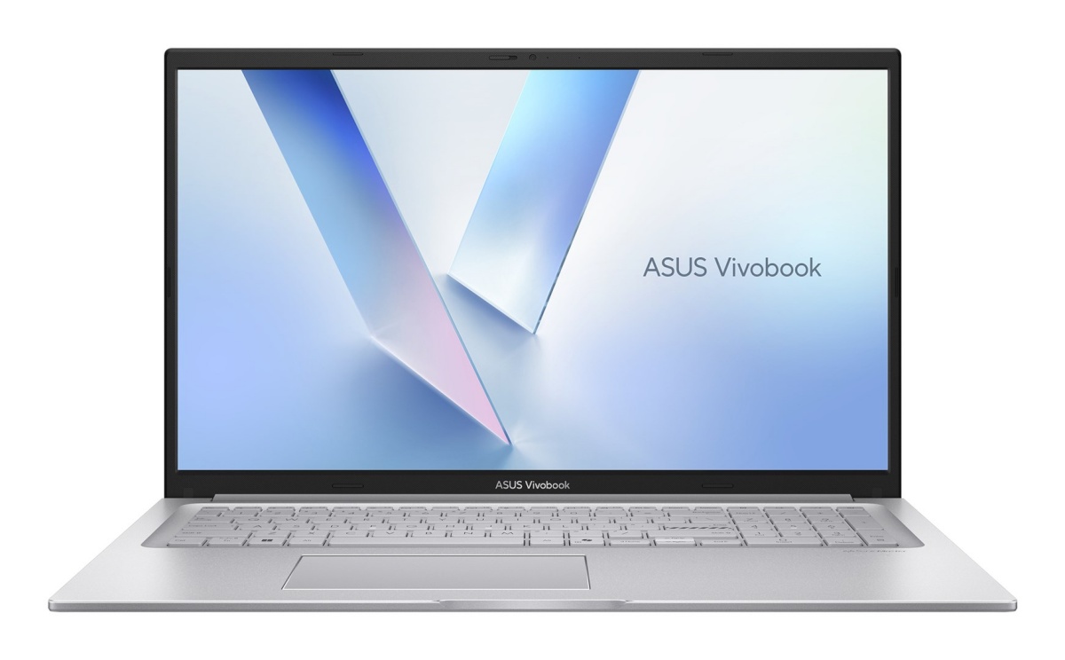 ASUS sülearvuti Vivobook 17 Intel Core 5 350 Laptop 43.9 cm 17.3" Full HD 16GB RAM DDR5-SDRAM 512GB SSD Wi-Fi 6 802.11ax NoOS hõbedane
