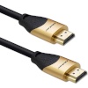 Qoltec videokaabel HDMI v2.1 UHS 8K 60Hz 30AWG kuldne 1m